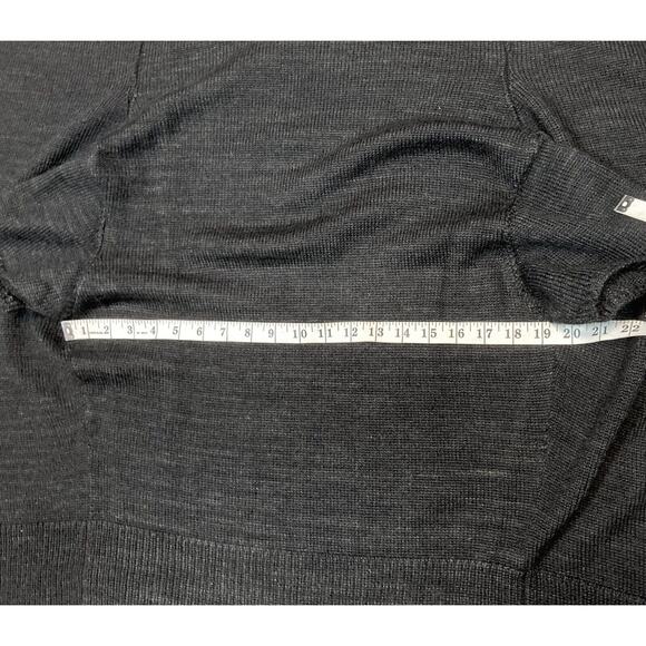 Rosemary Hallgarten Alpaca Sweater Open Front Waterfall Black Size M /One Size - Picture 11 of 16